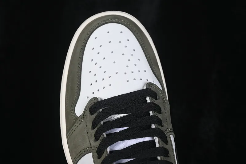 All categories Air Jordan Jordan series basketball shoes Air Jordan 1 Low Air Jordan 1 Low OG "Medium Olive" AJ1 Joe 1 joint model olive green low-top retro cultural basketball shoes HQ6998-200